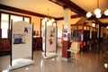 Lobby at the Delta Cultural Center in Helena, Arkansas.